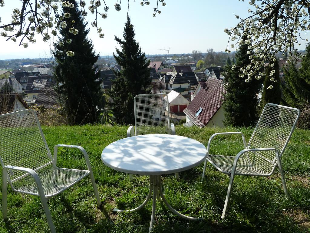 Helle 70 Qm Ferienwohnung Mit Herrlichem Blick Teningen Kültér fotó