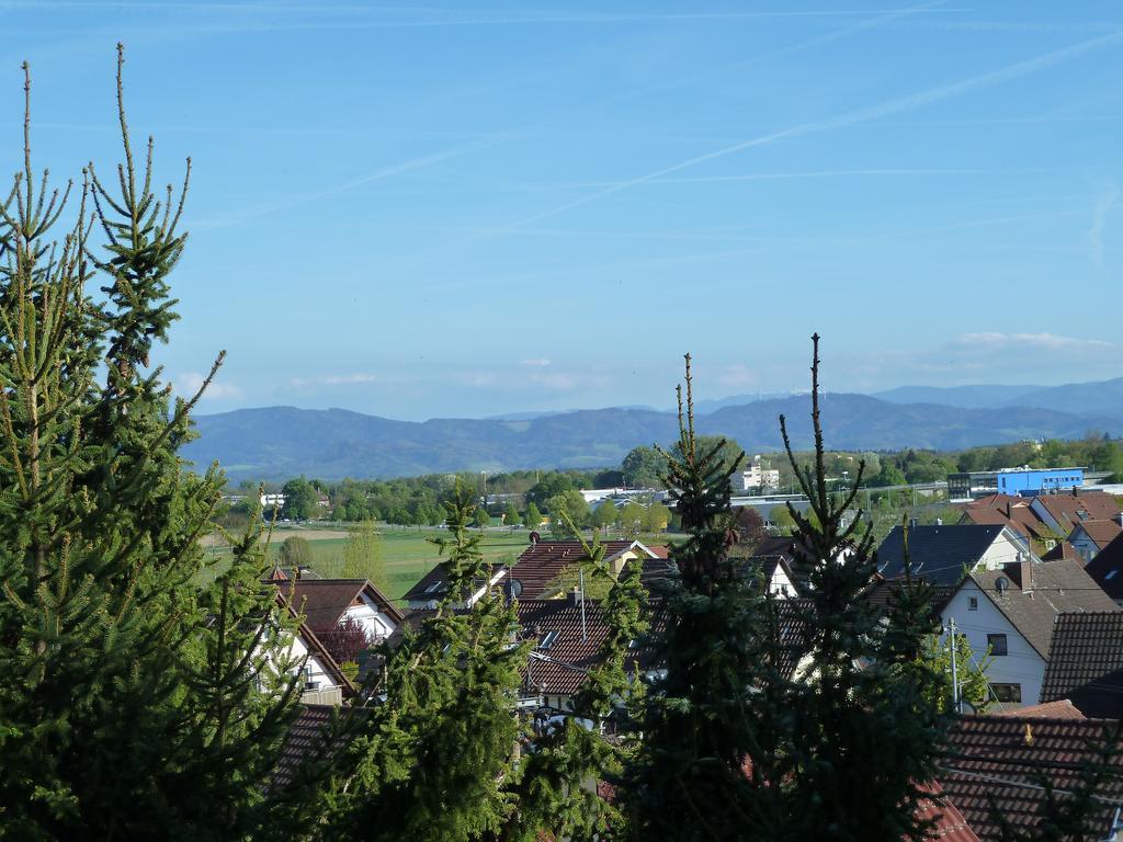Helle 70 Qm Ferienwohnung Mit Herrlichem Blick Teningen Kültér fotó