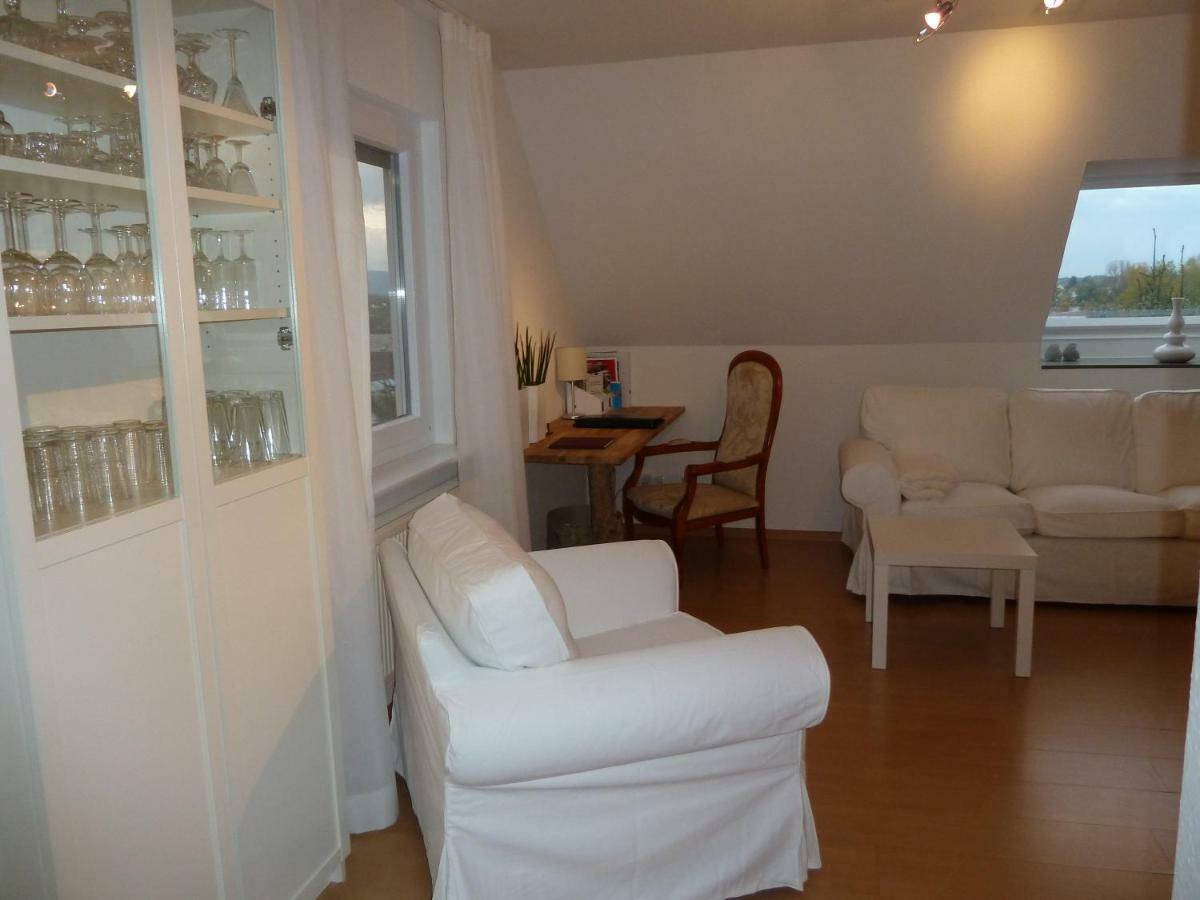 Helle 70 Qm Ferienwohnung Mit Herrlichem Blick Teningen Kültér fotó